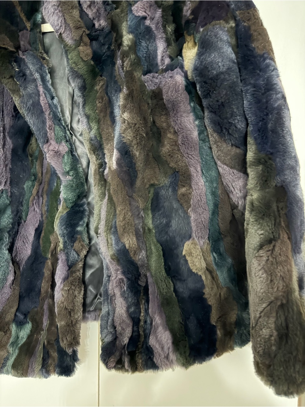 Heartloom Meg Patchwork Genuine Rabbit Fur Jacket - Picture 7 of 7